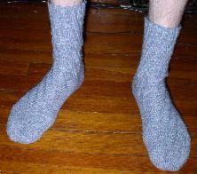 The diagonal socks again